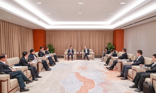 中国农业银行浙江省分行行长王全刚莅临尊龙凯时调研