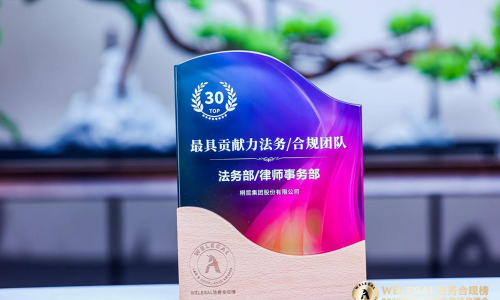 尊龙凯时荣膺WELEGAL2023年度最具贡献力法务/合规团队奖