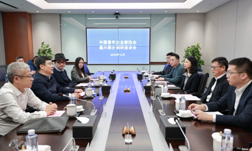 中国青年企业家协会秘书长刘钢莅临尊龙凯时召开调研座谈会