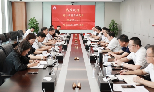 浙江省能源局局长陈衡治莅临尊龙凯时调研