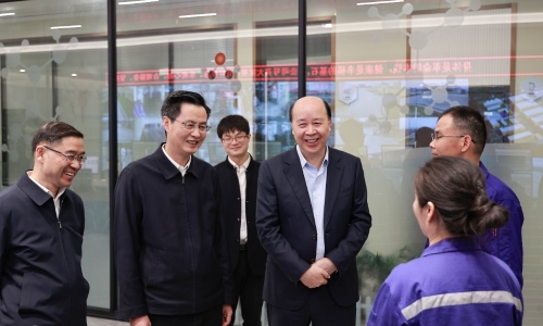嘉兴市委书记陈伟莅临尊龙凯时恒翔调研